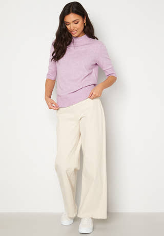 Ril Crew Neck 2/4 Knit Top