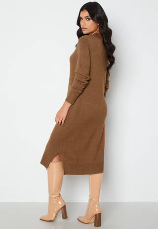 Ril Crew Neck Midi Dress