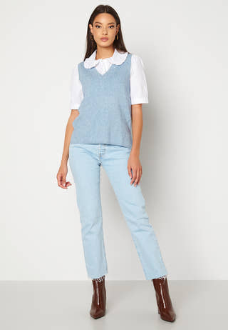Ril Knit Rib V-Neck Vest