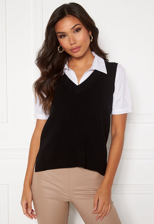 Ril Knit Rib V-Neck Vest