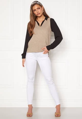 Ril Knit Rib V-Neck Vest