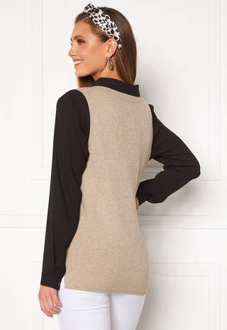 Ril Knit Rib V-Neck Vest