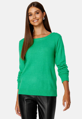 Viril O-neck L/S Knit Top