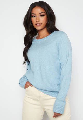 Viril O-neck L/S Knit Top