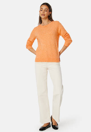 Viril O-neck L/S Knit Top