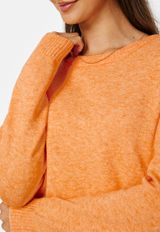 Viril O-neck L/S Knit Top
