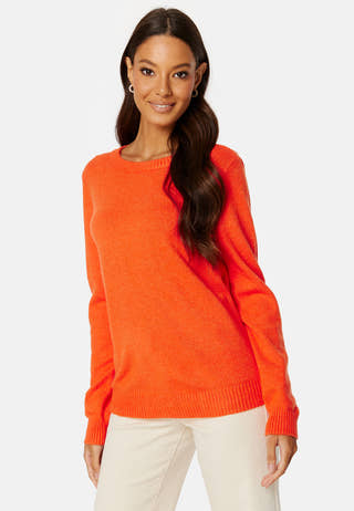 Viril O-neck L/S Knit Top