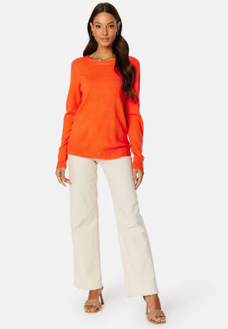 Viril O-neck L/S Knit Top