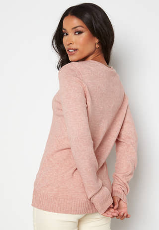 Ril L/S V-neck Knit Top