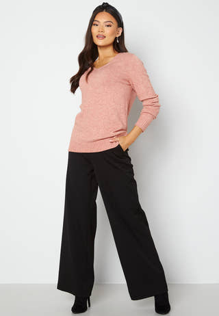 Ril L/S V-neck Knit Top