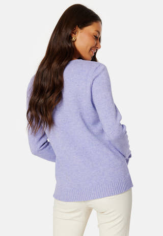 Ril L/S V-neck Knit Top