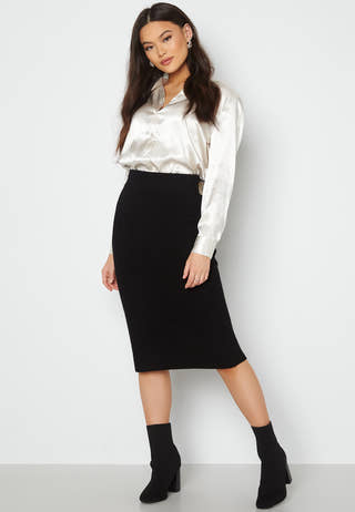 Ril Pencil HW Knit Skirt