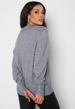 Ril Polo L/S Knit Top
