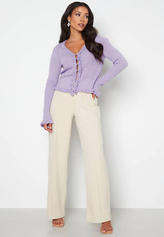 Salli V-Neck Frill Cardigan