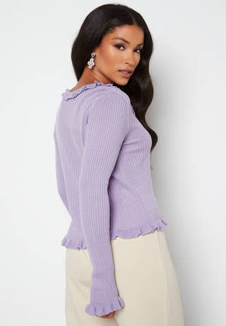 Salli V-Neck Frill Cardigan