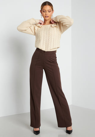 Shy Detail L/S Knit Top