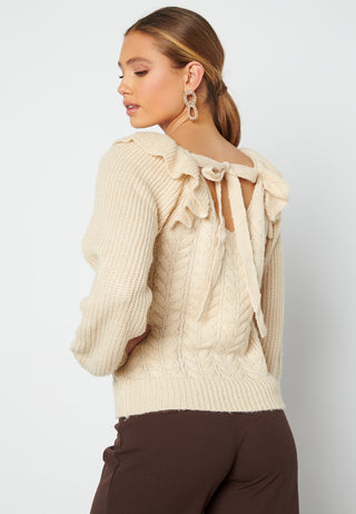 Shy Detail L/S Knit Top