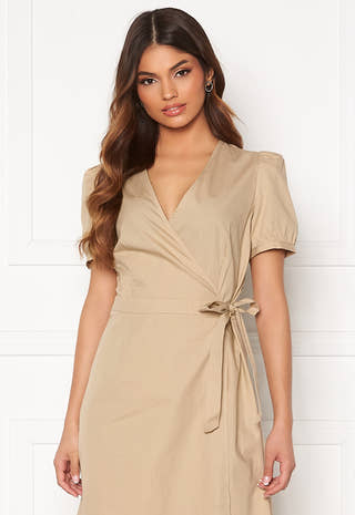 Sille S/S Wrap Midi Dress