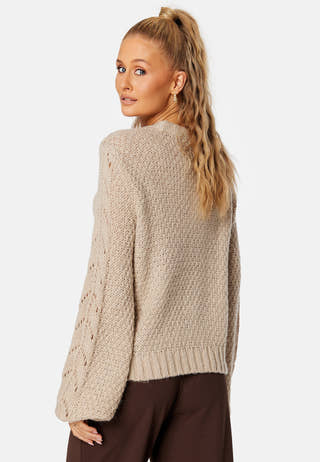 Sultan Knit O-Neck L/S Top