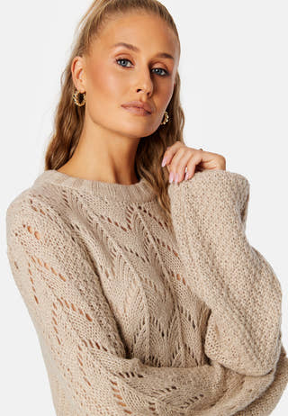 Sultan Knit O-Neck L/S Top