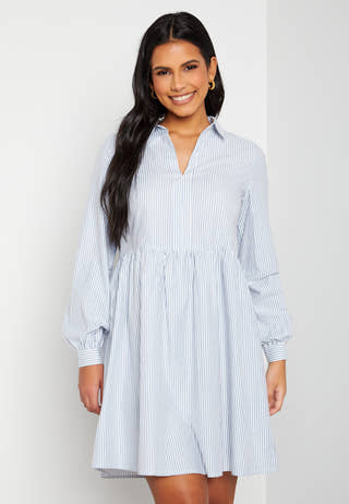 Tylla L/S V-Neck Short Dress