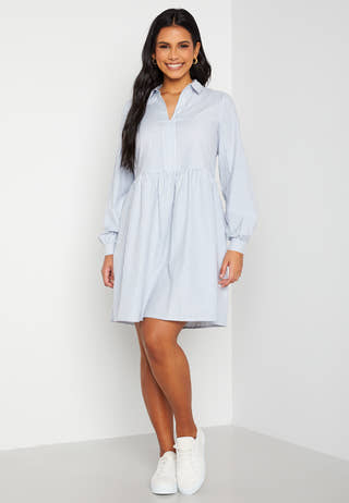 Tylla L/S V-Neck Short Dress
