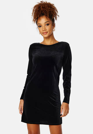 Velvo Deep Back L/S Dress