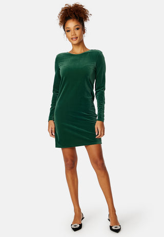 Velvo Deep Back L/S Dress
