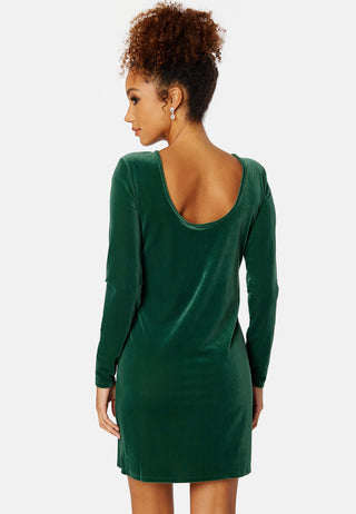 Velvo Deep Back L/S Dress
