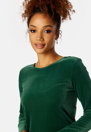 Velvo Deep Back L/S Dress