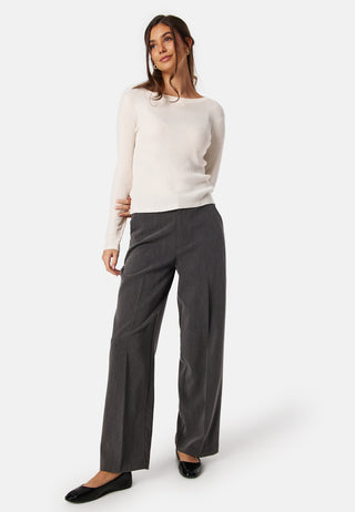 Viabella Rib L/S Knit Top