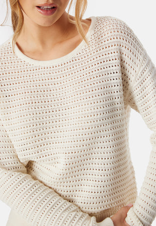 Vibellisina Boatneck L/S Knit Top