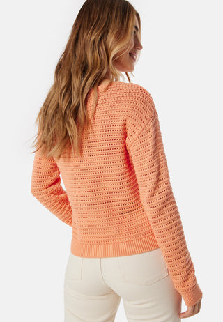 Vibellisina Boatneck L/S Knit Top