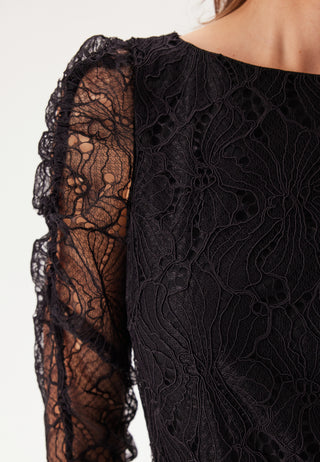 Vibiana Lace L/S ANKLE DRESS A