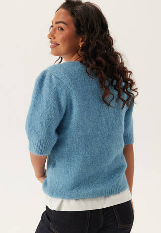 Vibows O-neck 3/4 KNIT TOP KNI