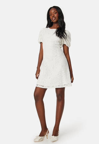 Vicava O-neck S/S Lace short dress