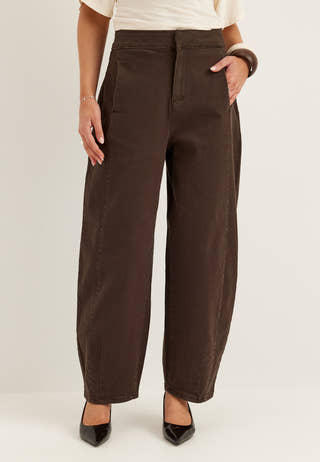 Vichia Hw Barrel Jeans