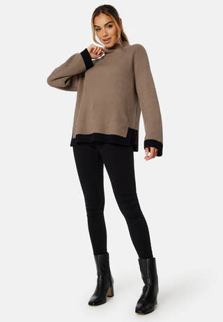 Viching L/S FunnelneckKnit Top