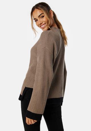 Viching L/S FunnelneckKnit Top