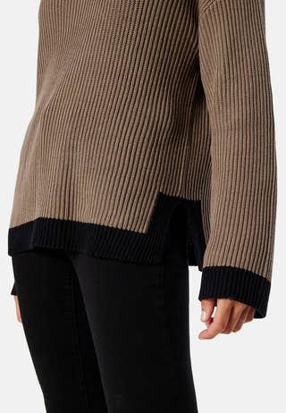 Viching L/S FunnelneckKnit Top