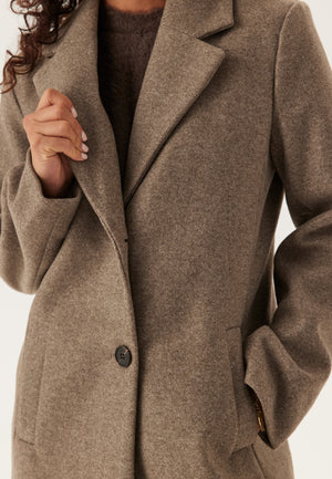 Viclaudia Button Coat