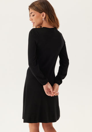 Vicomfy A-line O-neck Knit Dre