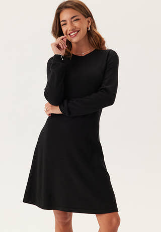 Vicomfy A-line O-neck Knit Dre