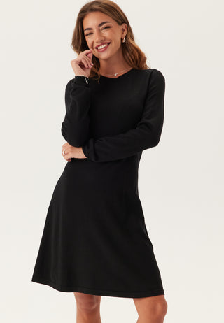 Vicomfy A-line O-neck Knit Dre