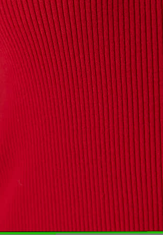 Vicomfy O-neck L/S KNIT TOP