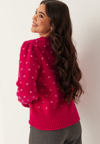 Vidottie L/S O-NECK KNIT TOP O