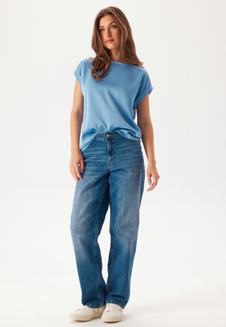 Viellette S/S Satin Top