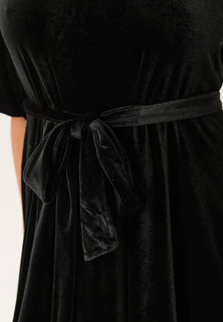 Viemily O-neck 3/4 SHORT DRESS