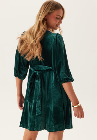 Viemily O-neck 3/4 SHORT DRESS