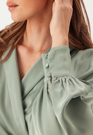 Vienna Ravenna L/S Ankle Wrap Dress